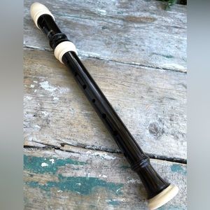 Vintage AULOS E Recorder Brown MODEL No# 103 N-E Japan